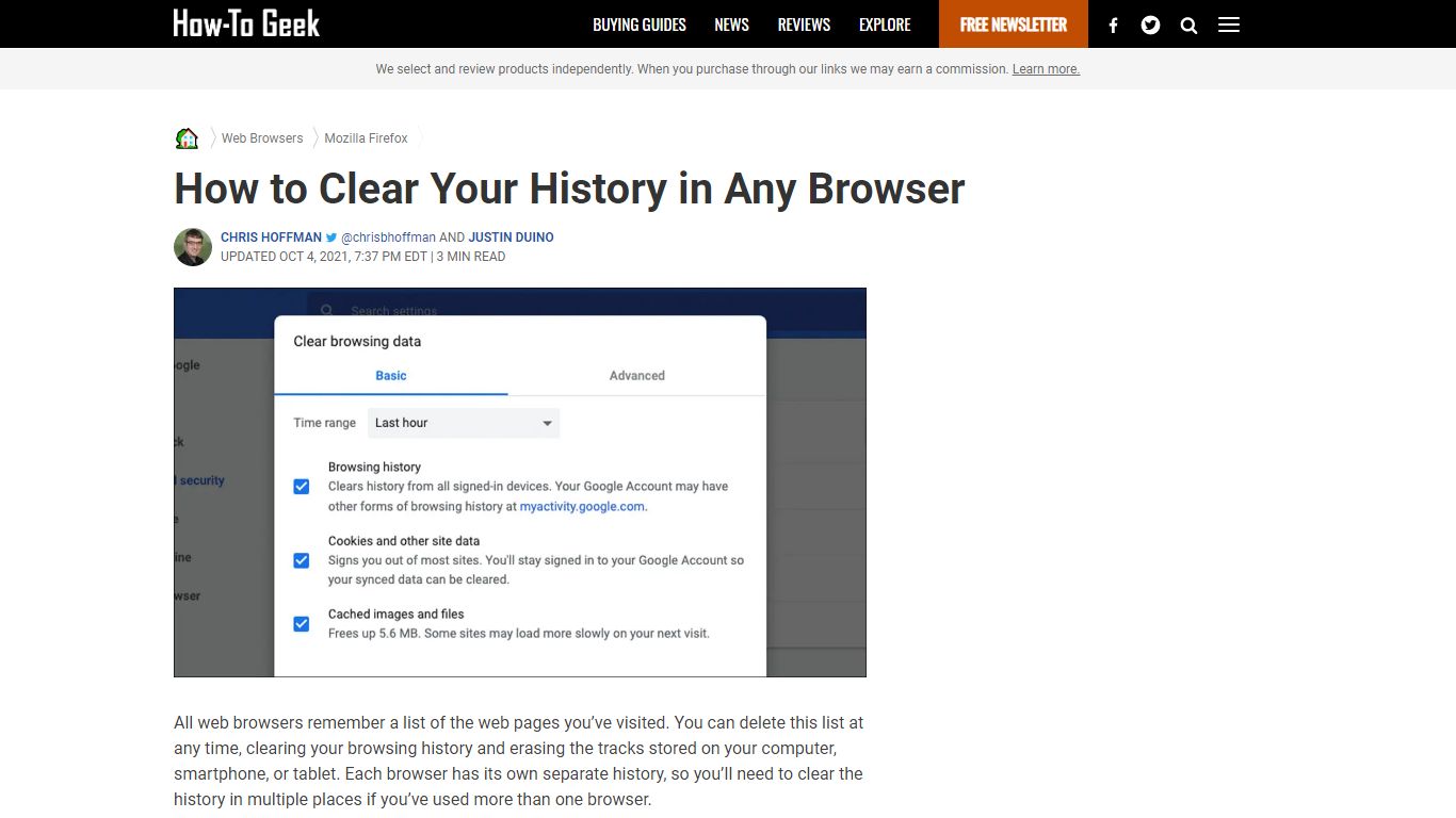 How to Clear Your History in Any Browser - How-To Geek